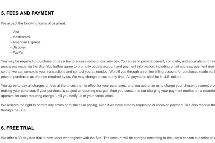 GPTZero-terms-of-service-mentions-fees